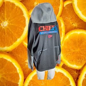 X-Grain Men's Black Polyester LC Chiefs Football Long Sleeve  Hoodie‎ Size L